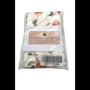 Northern Nights 400 TC Supima Cotton Pillowcases Std/Qn Pink Floral